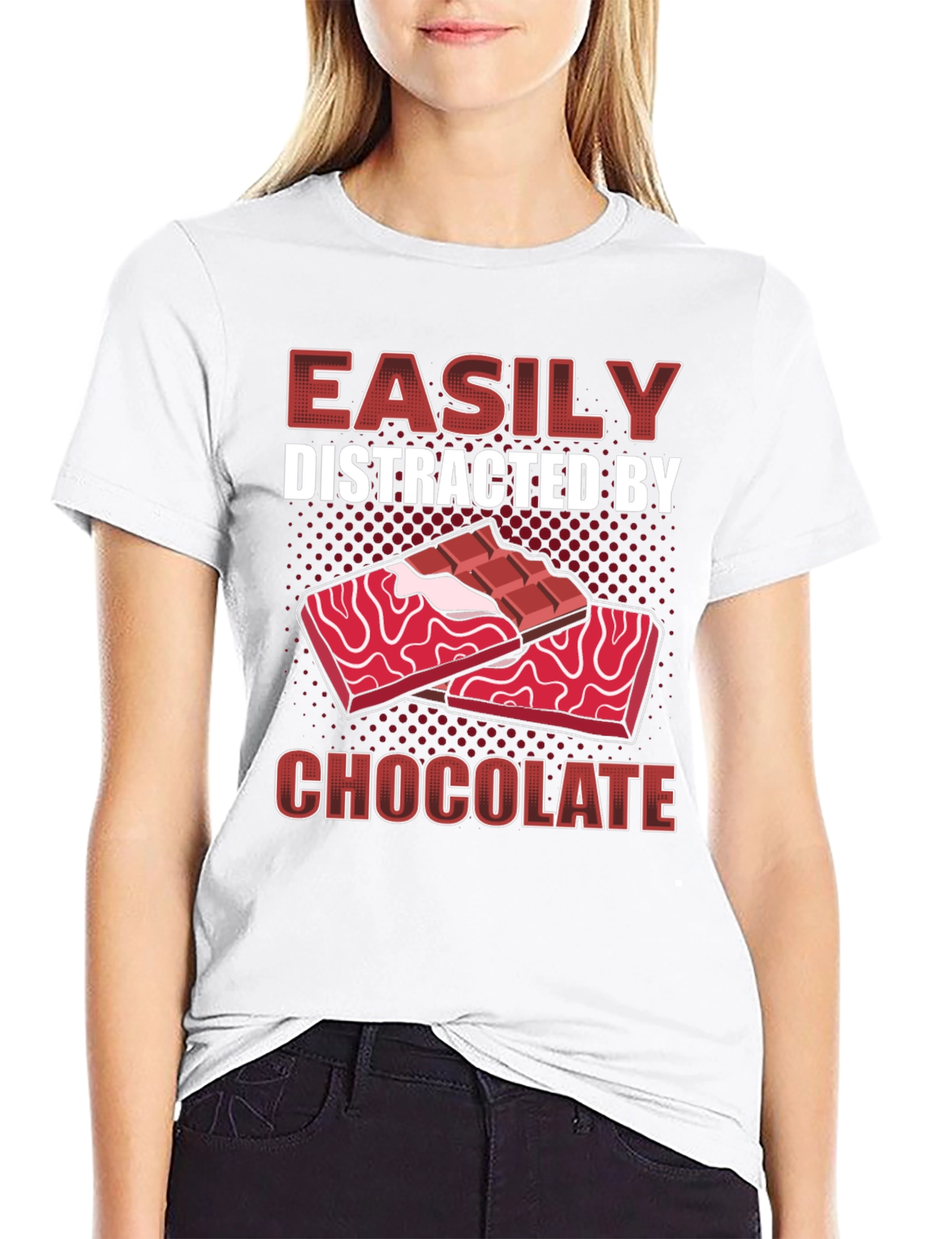 Easily Distracted By Chocolate T-Shirt