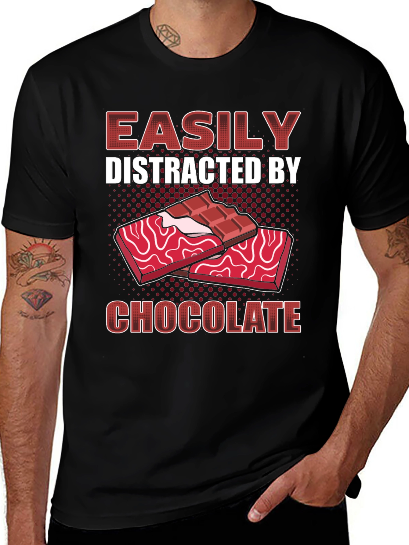 Easily Distracted By Chocolate T-Shirt