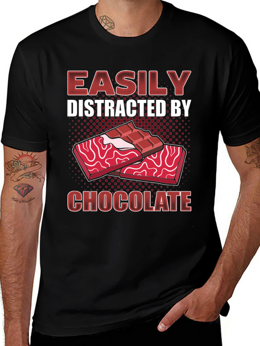 Easily Distracted By Chocolate T-Shirt