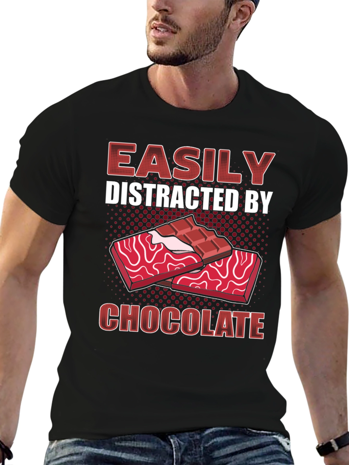 Easily Distracted By Chocolate T-Shirt