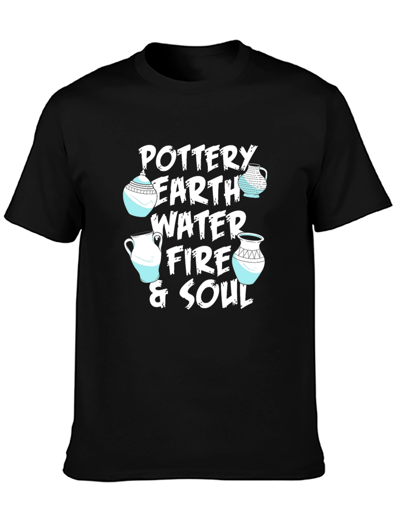 Pottery Earth Water Fire & Soul Graphic T-Shirt