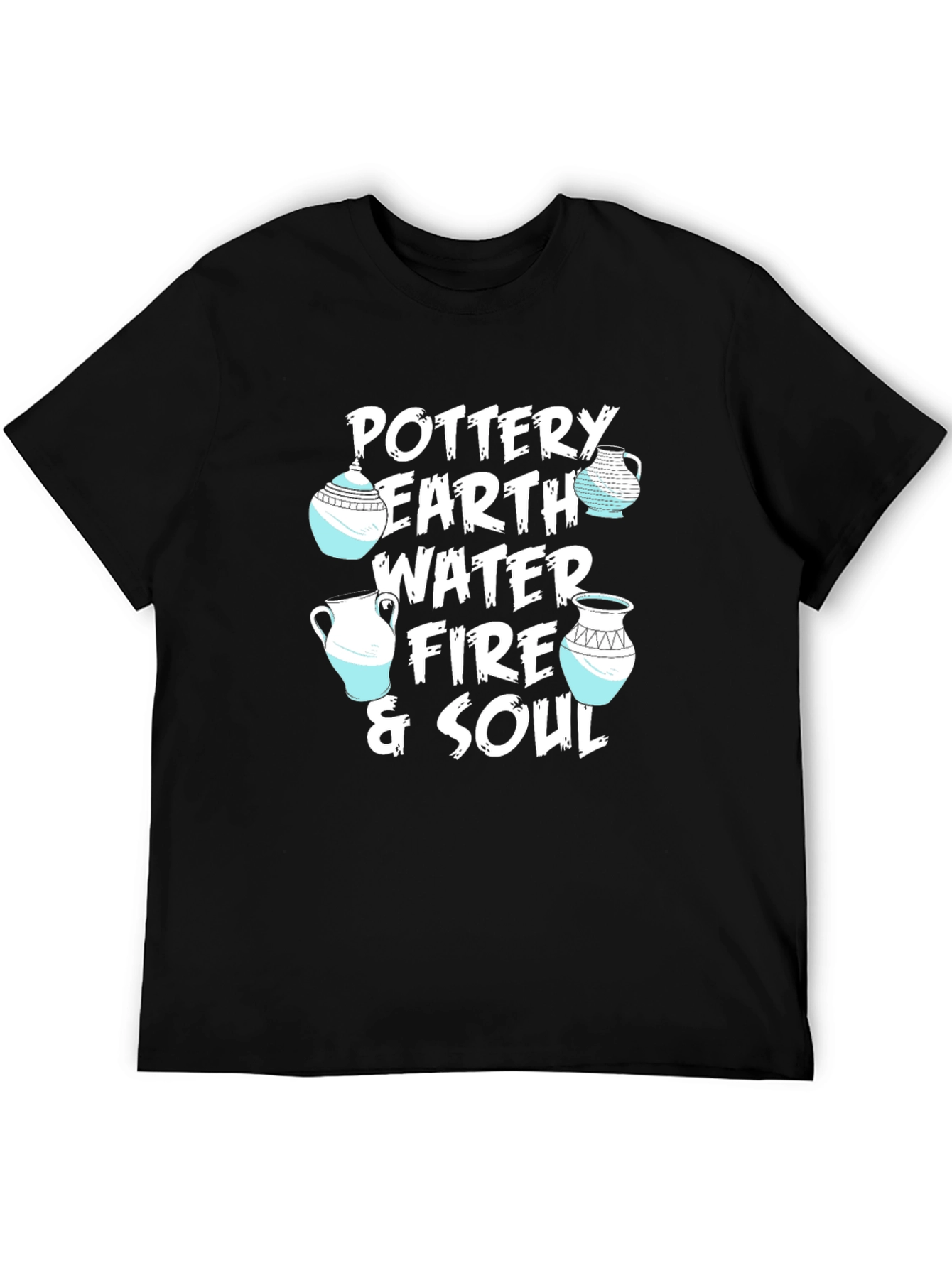 Pottery Earth Water Fire & Soul Graphic T-Shirt