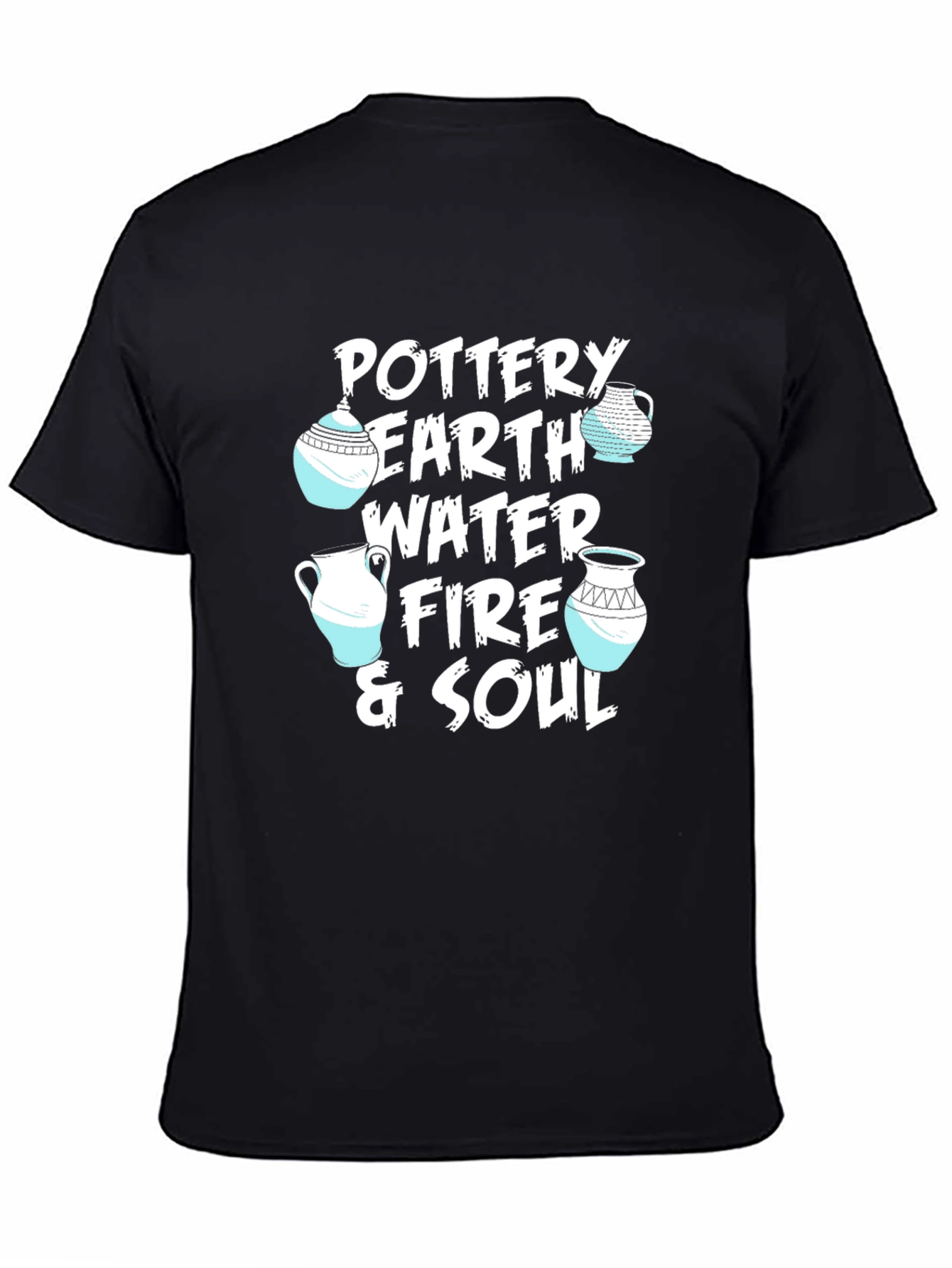 Pottery Earth Water Fire & Soul Graphic T-Shirt