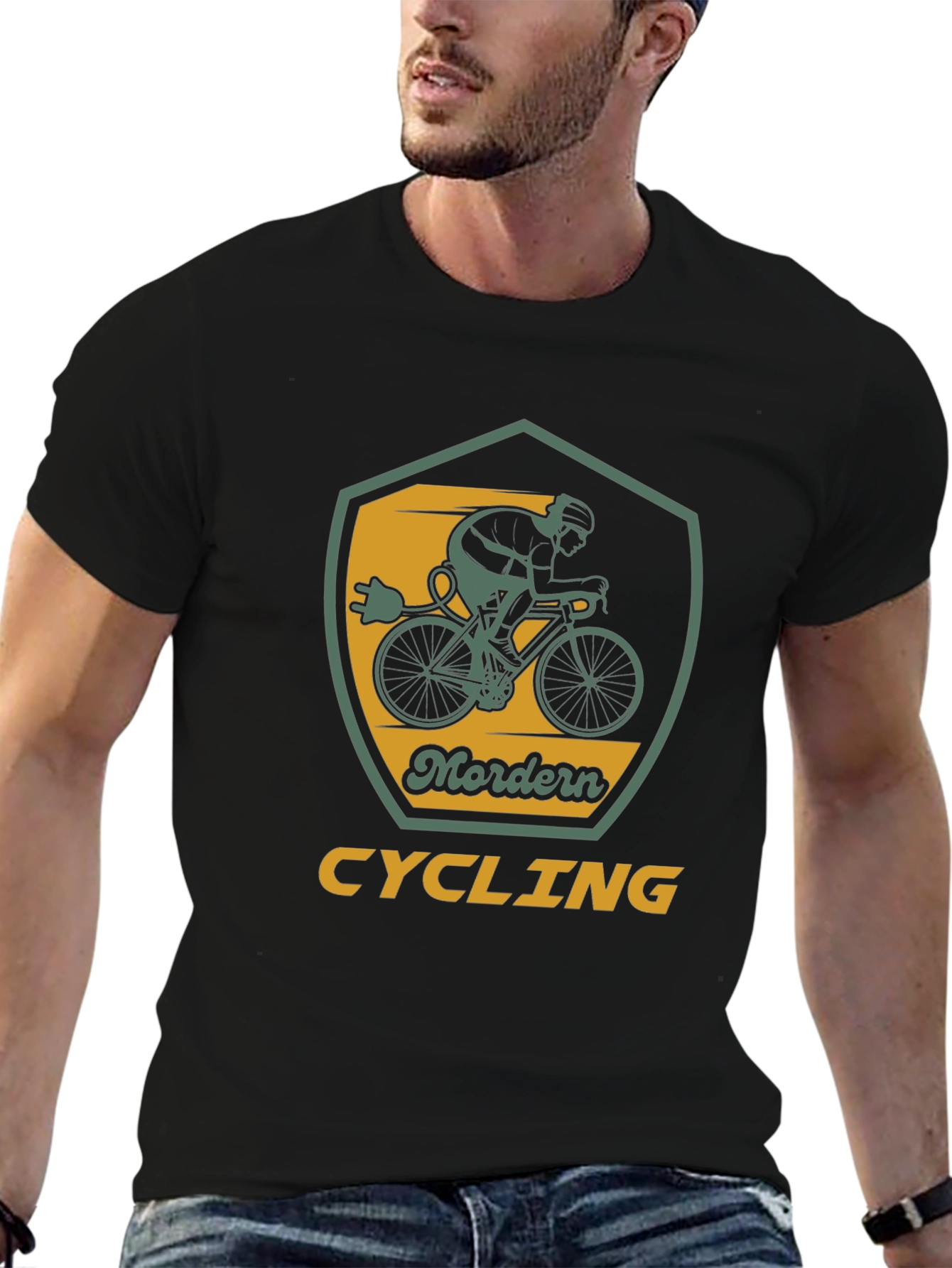 Modern Cycling Electric Bike T-Shirt