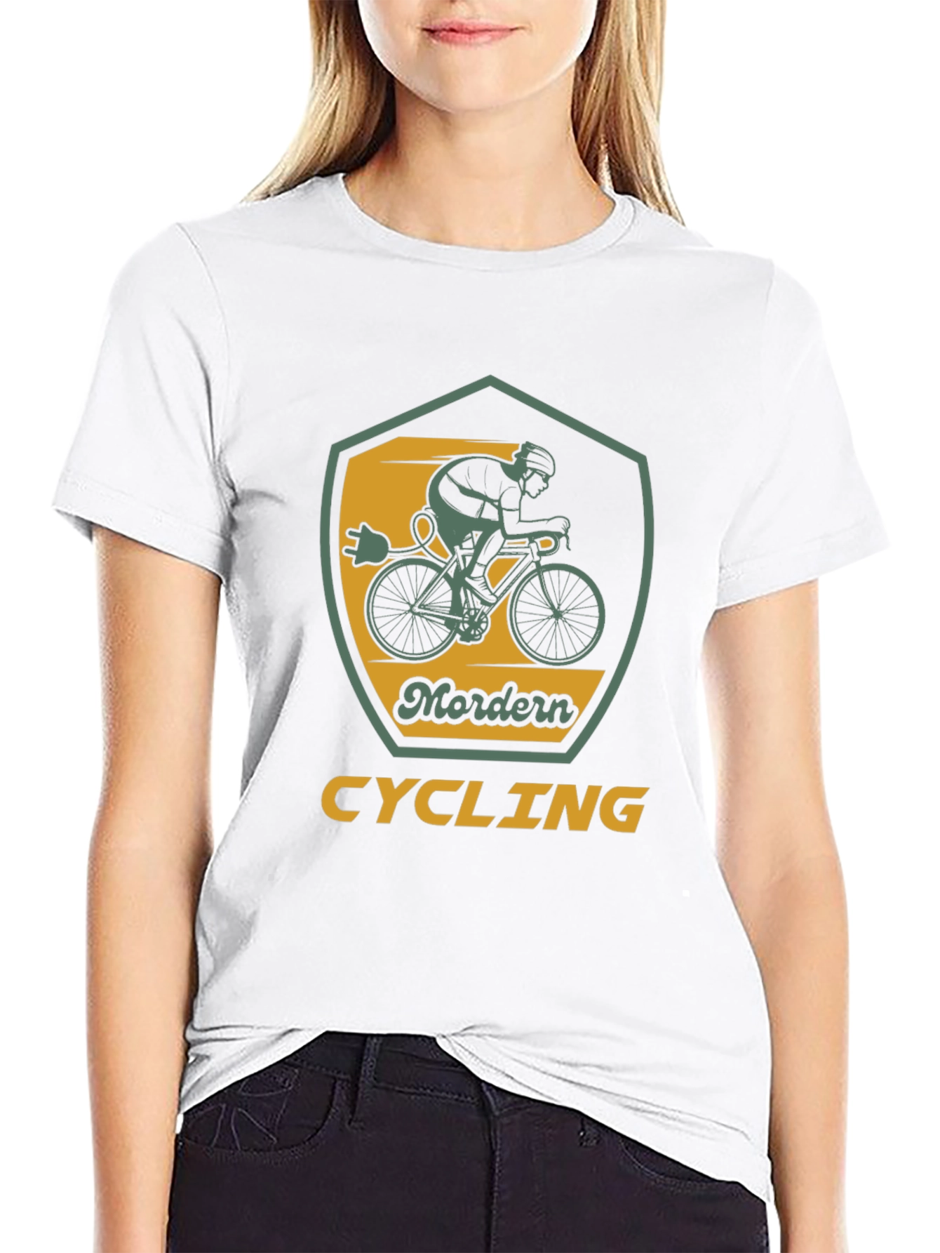 Modern Cycling Electric Bike T-Shirt