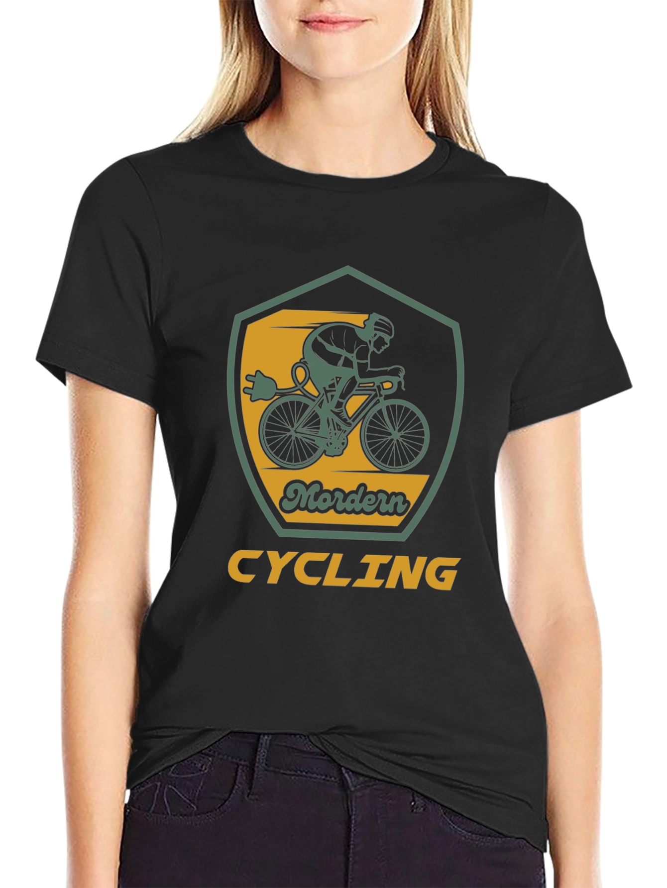 Modern Cycling Electric Bike T-Shirt