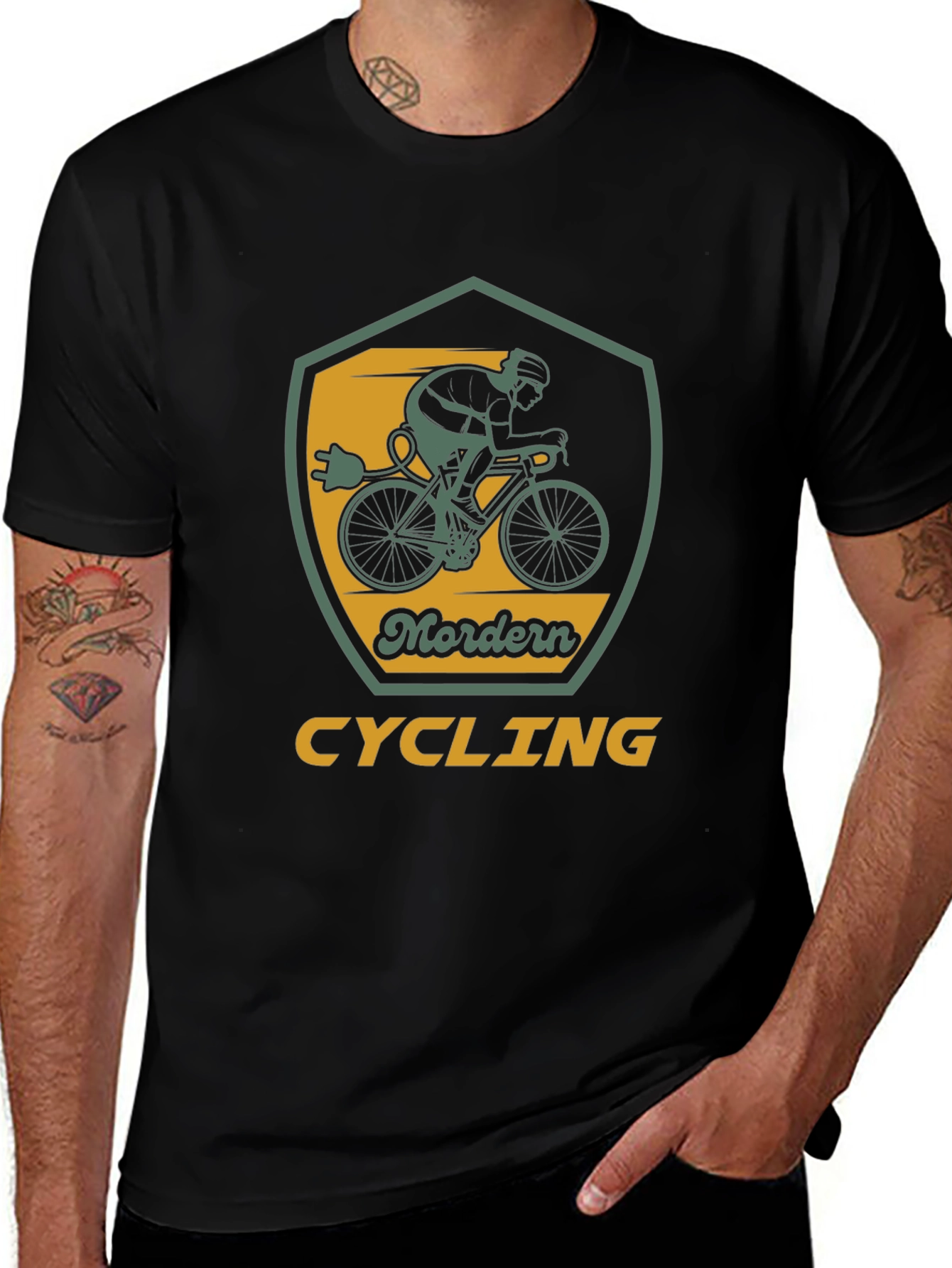 Modern Cycling Electric Bike T-Shirt