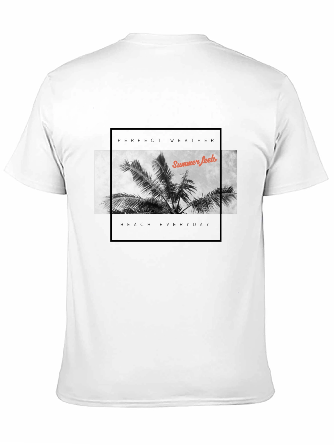 Summer Feels Black T-Shirt