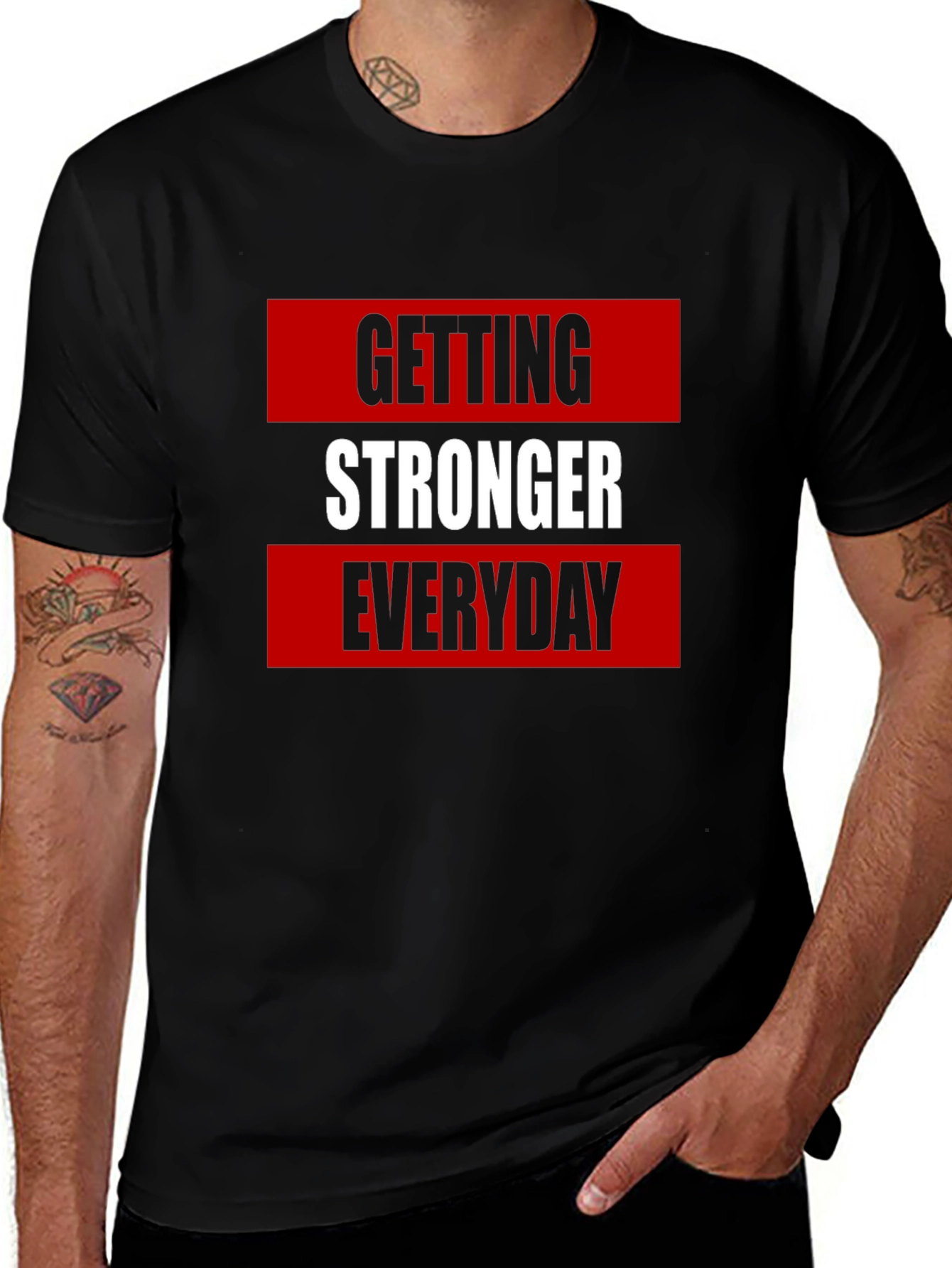 Getting Stronger Everyday Graphic Tee