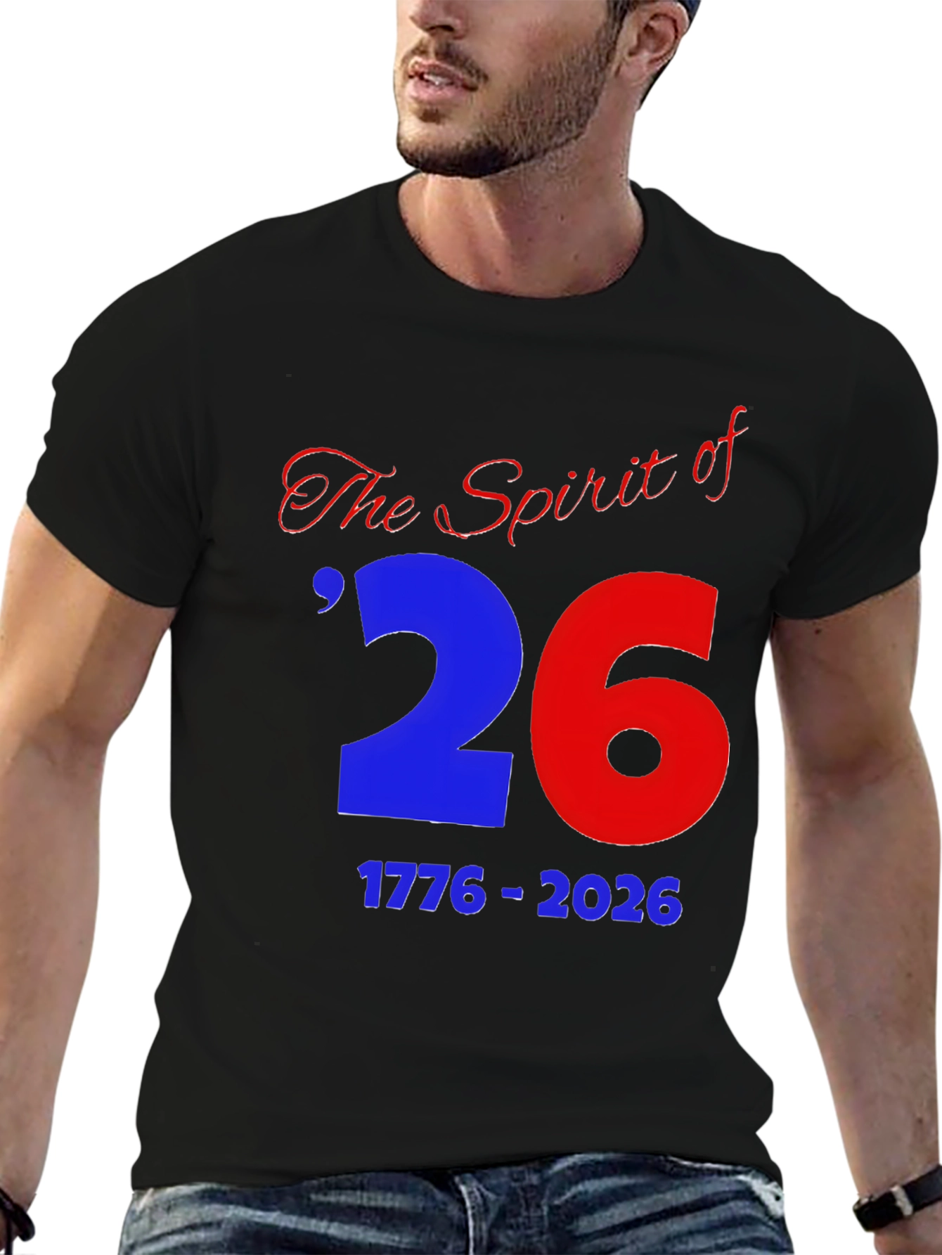 The Spirit of 26 T-Shirt - Patriotic Design