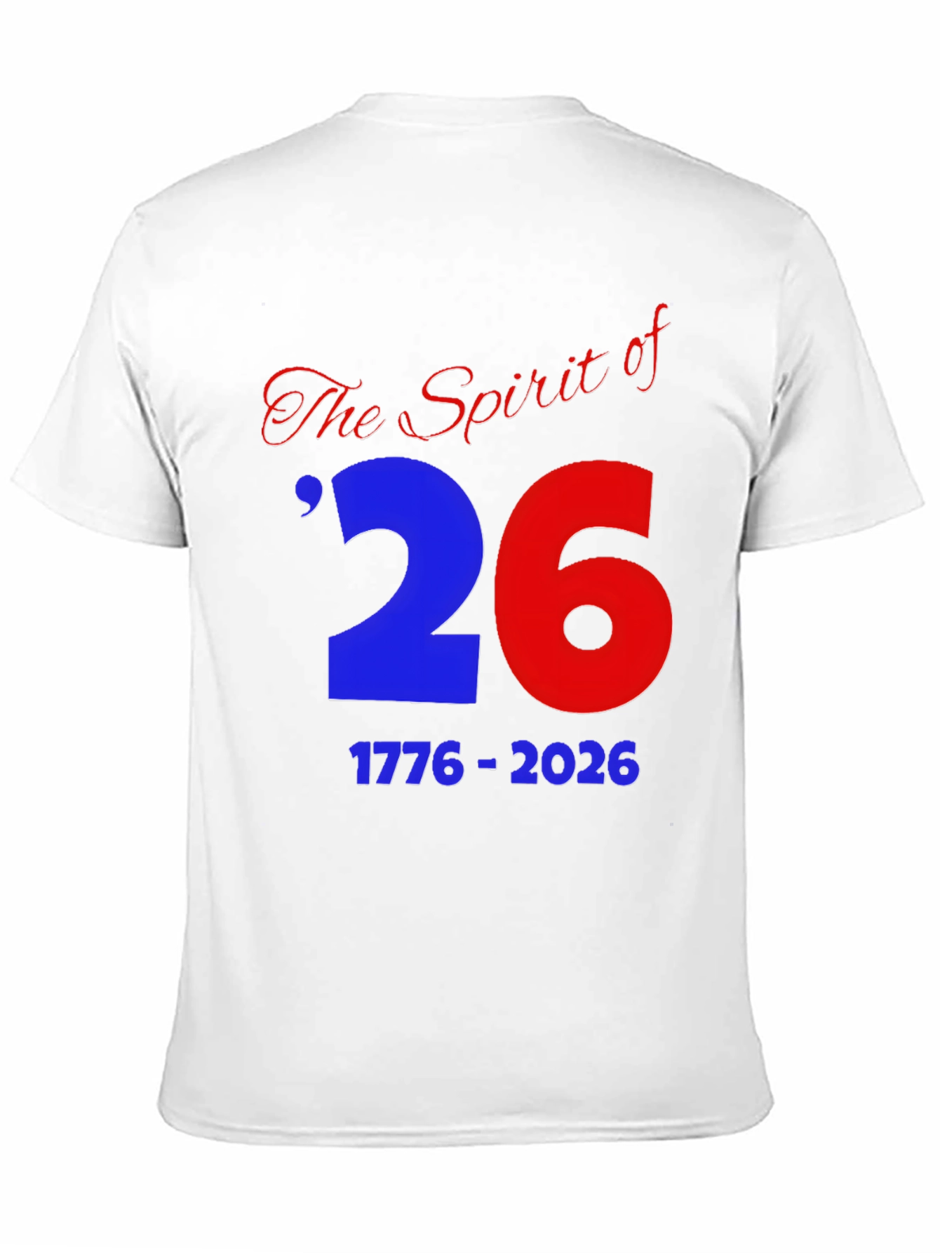 The Spirit of 26 T-Shirt - Patriotic Design