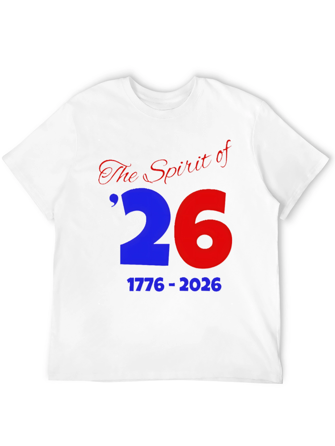 The Spirit of 26 T-Shirt - Patriotic Design