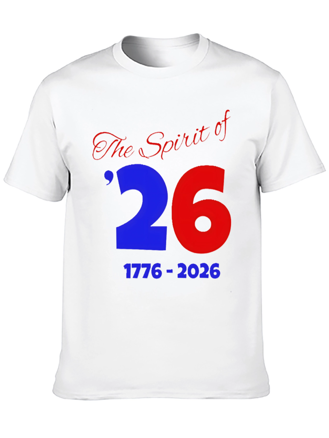 The Spirit of 26 T-Shirt - Patriotic Design