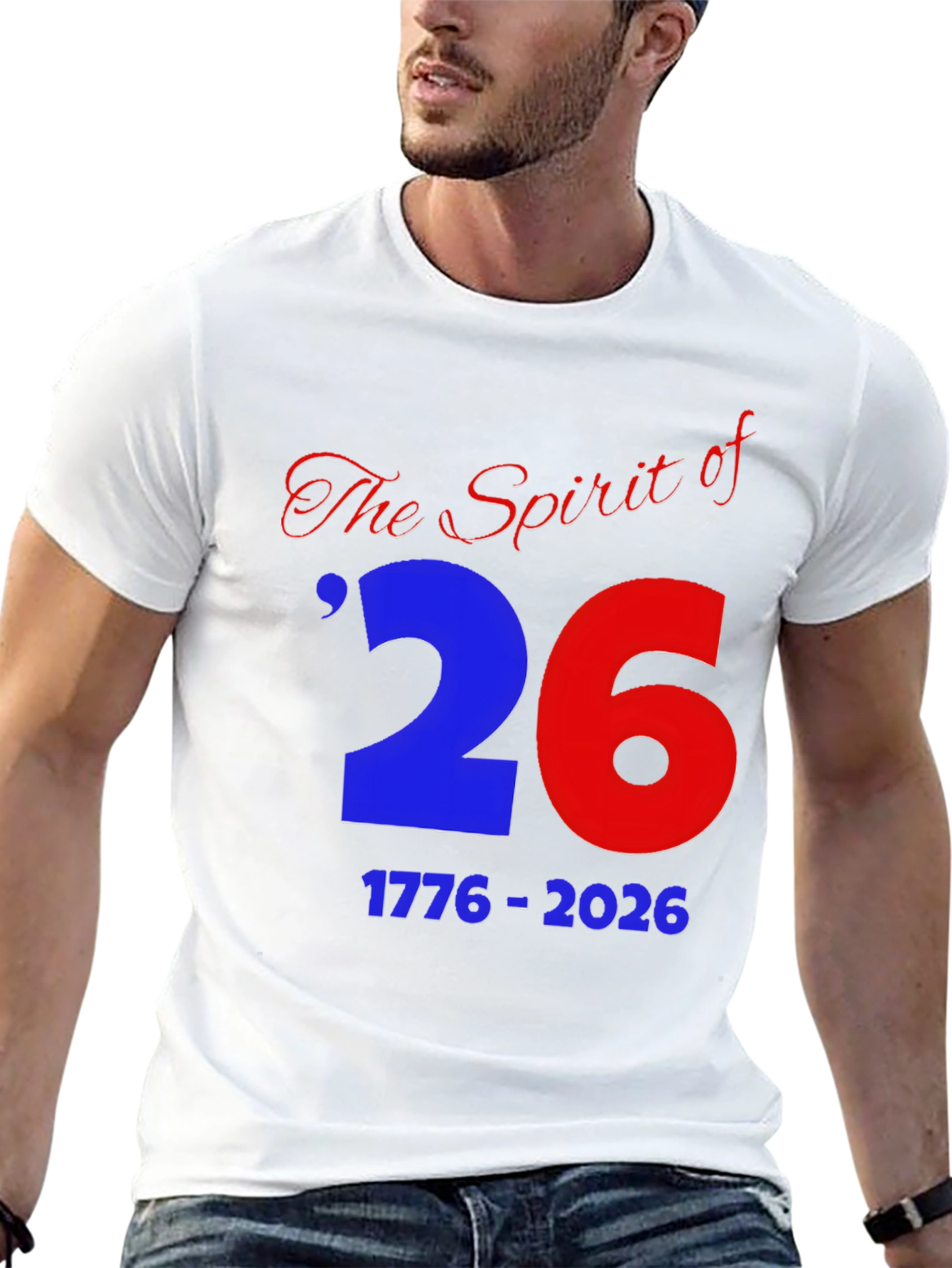 The Spirit of 26 T-Shirt - Patriotic Design