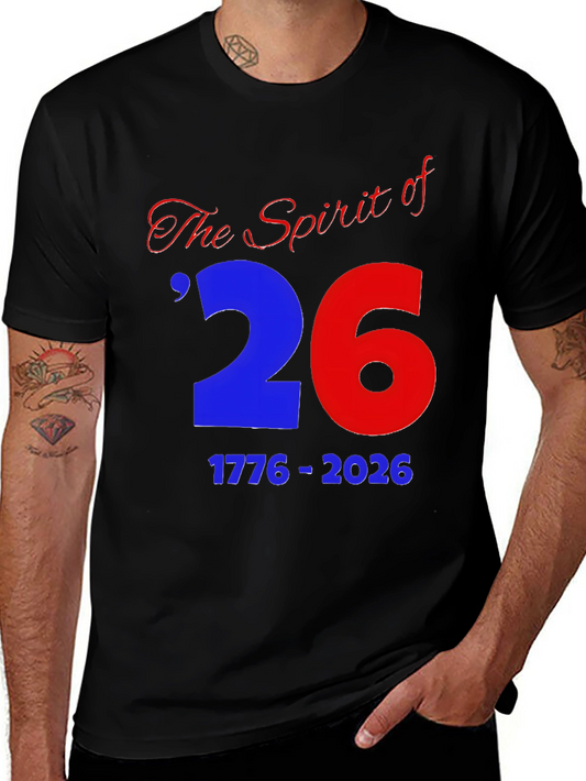 The Spirit of 26 T-Shirt - Patriotic Design