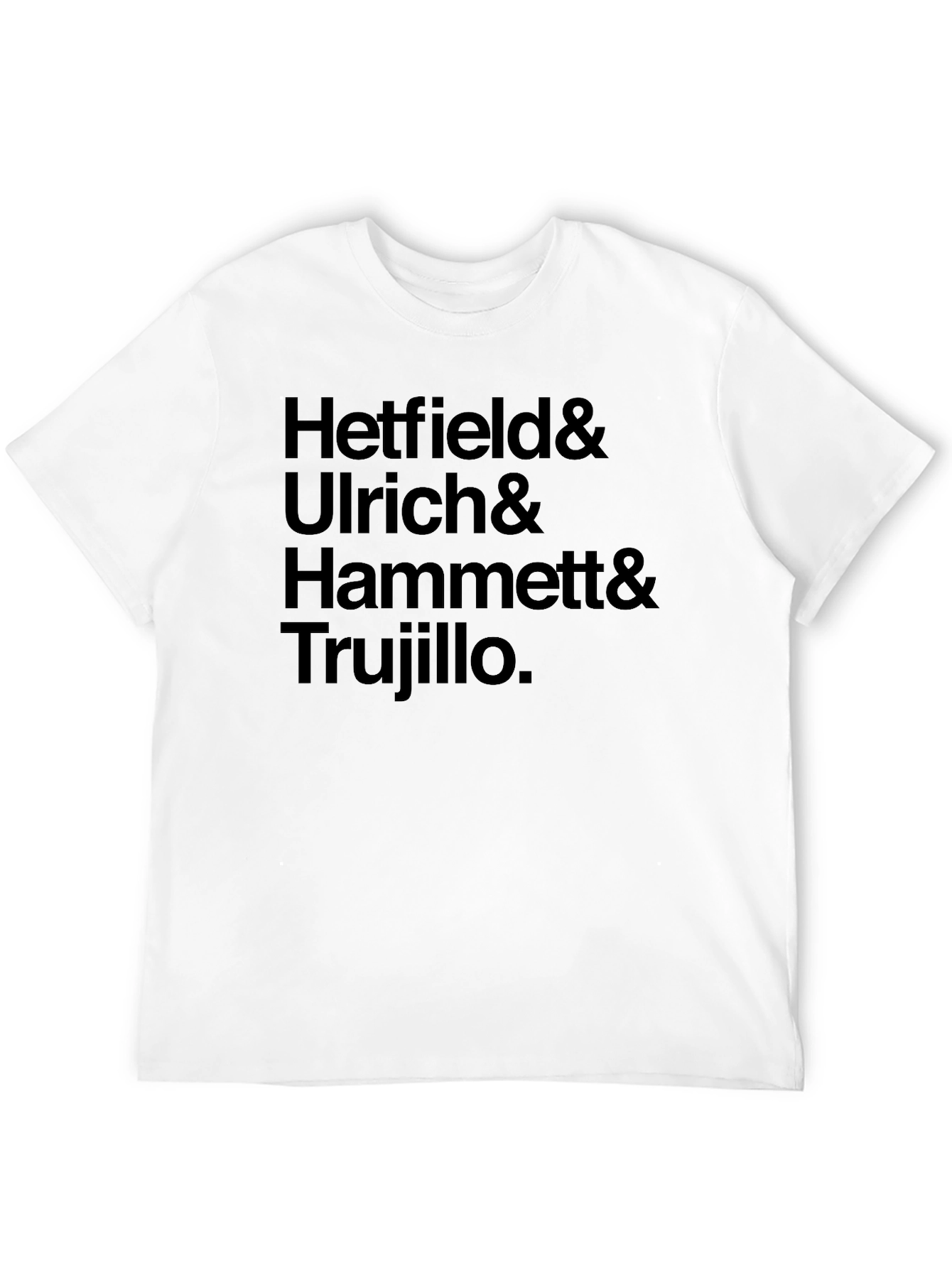 Metallica Band Members Names T-Shirt