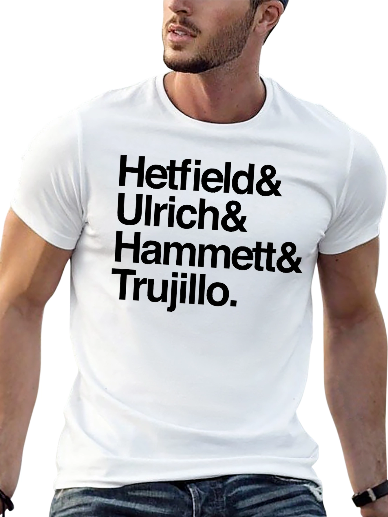 Metallica Band Members Names T-Shirt