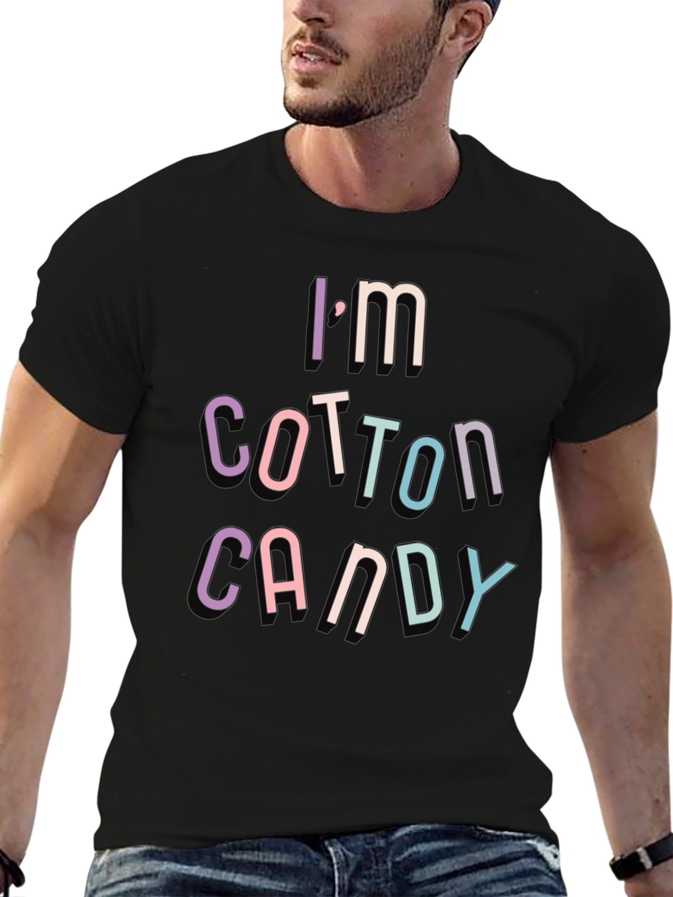 Im Cotton Candy Graphic T-Shirt