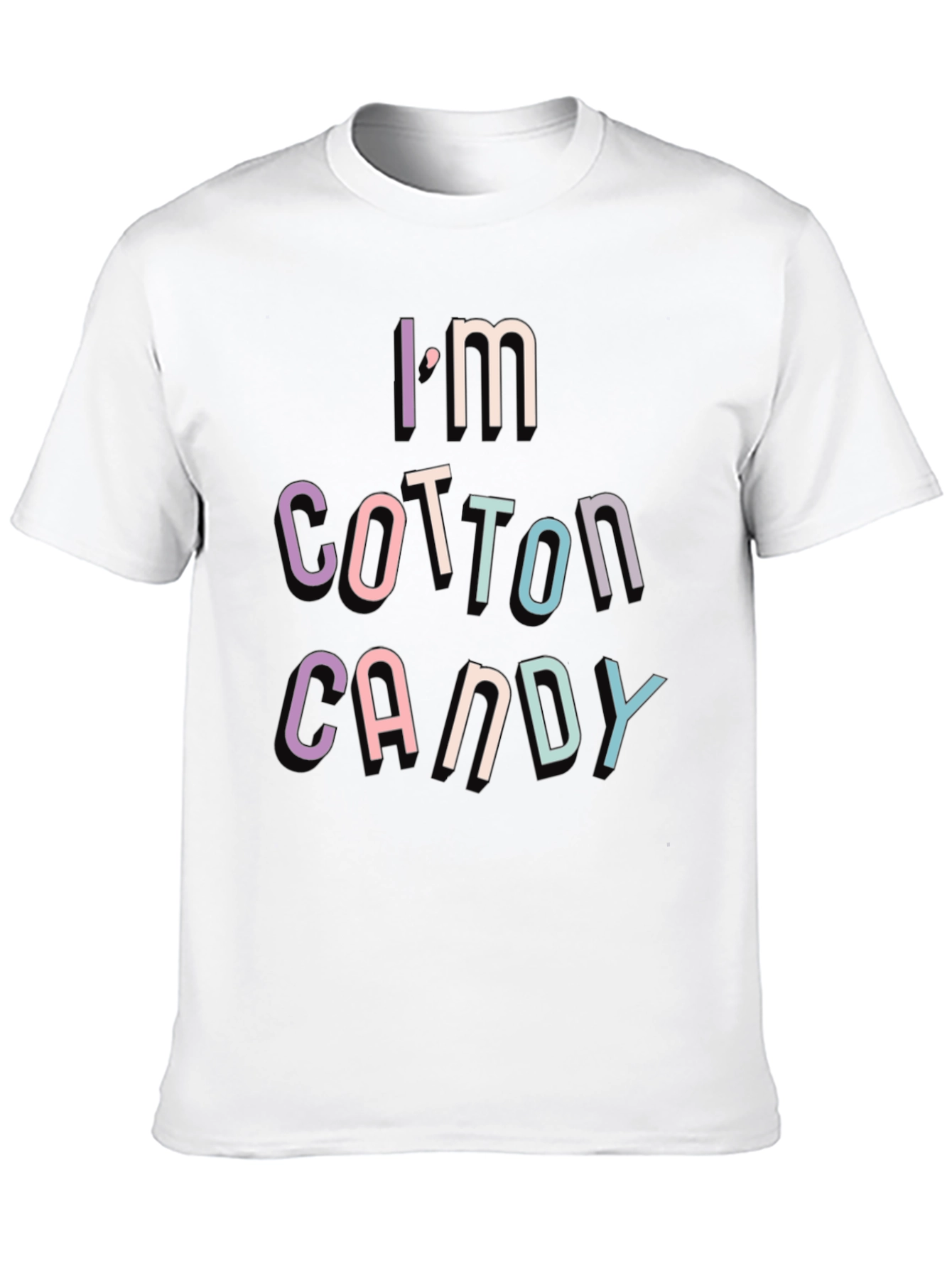 Im Cotton Candy Graphic T-Shirt
