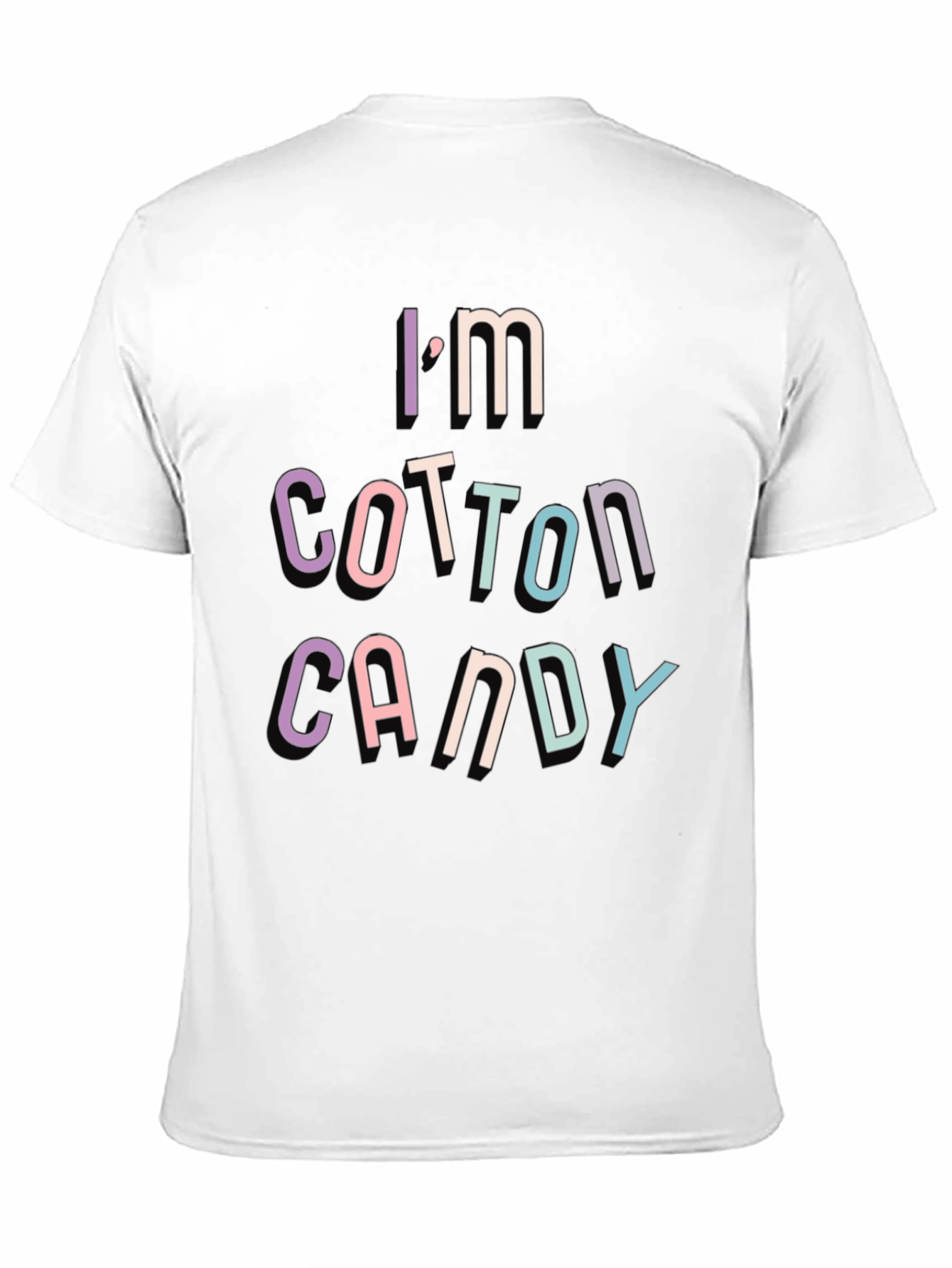 Im Cotton Candy Graphic T-Shirt