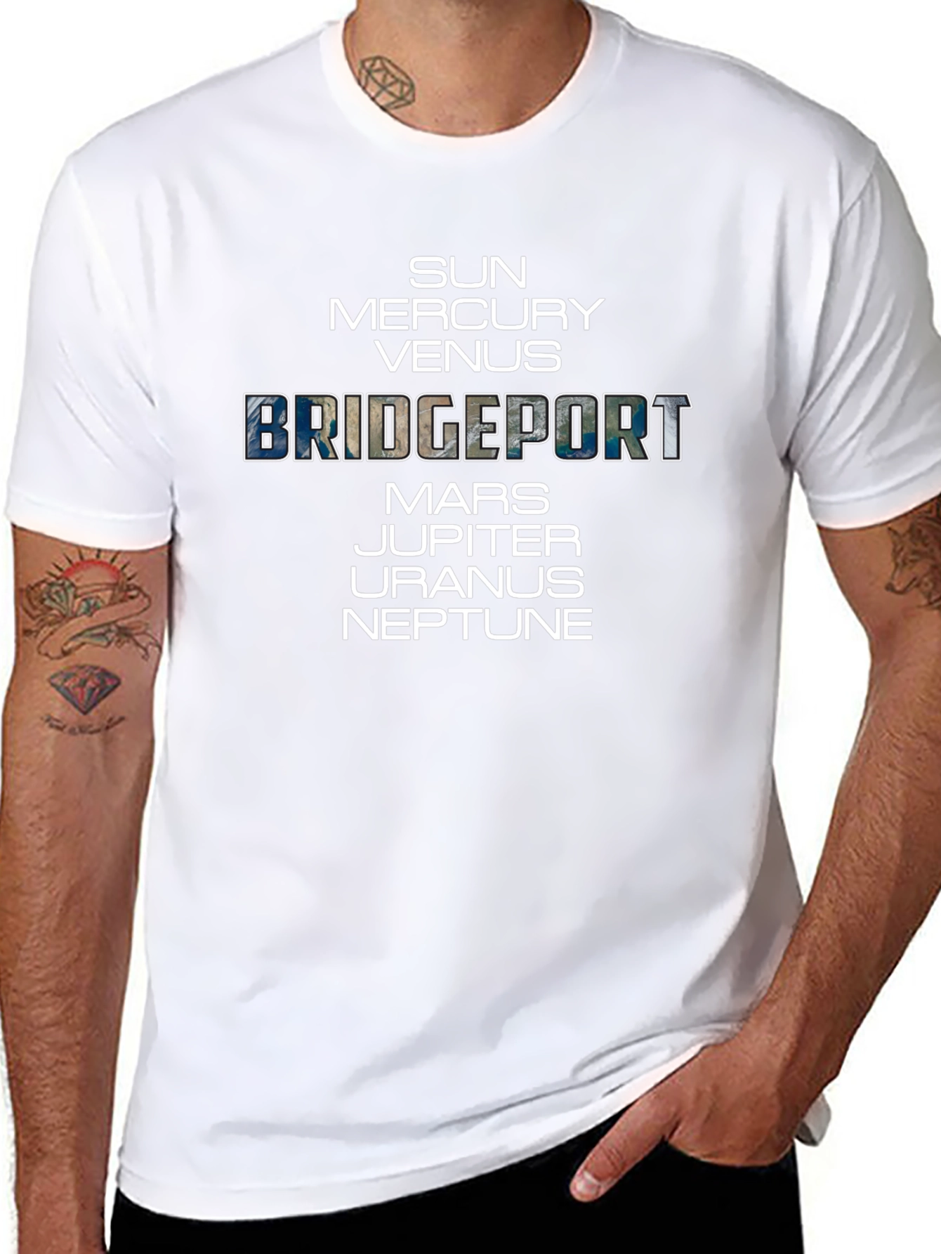 Planets Bridgeport Graphic T-Shirt