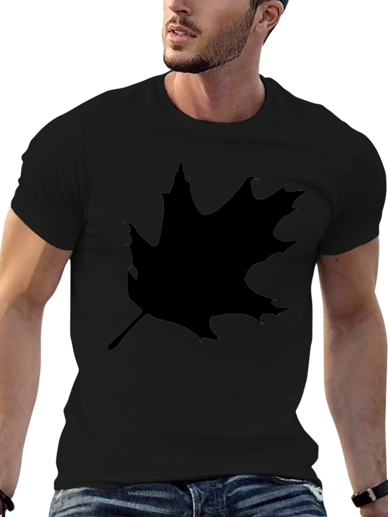 Maple Leaf Black T-Shirt
