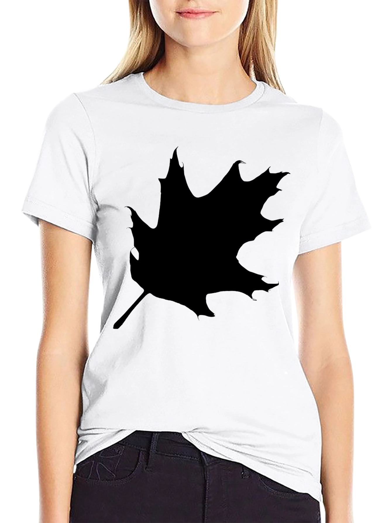 Maple Leaf Black T-Shirt