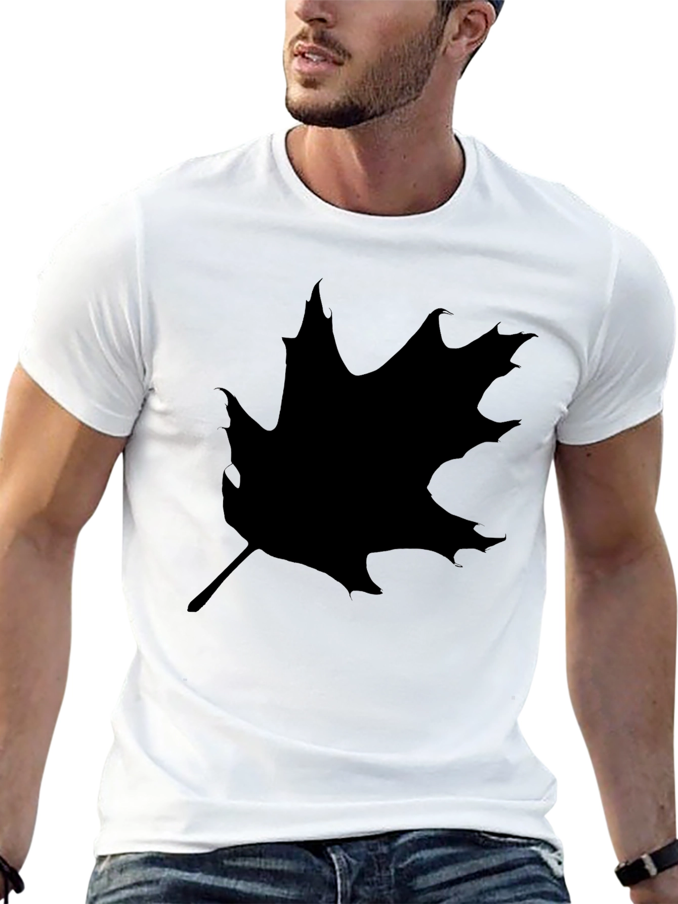 Maple Leaf Black T-Shirt