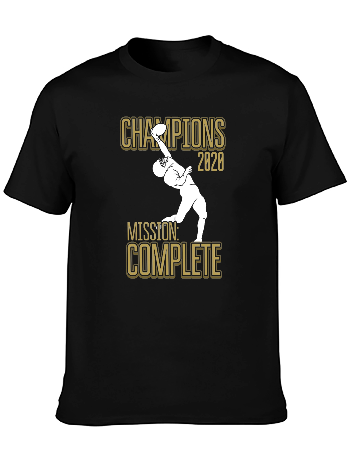 Champions 2020 Mission Complete Black T-Shirt