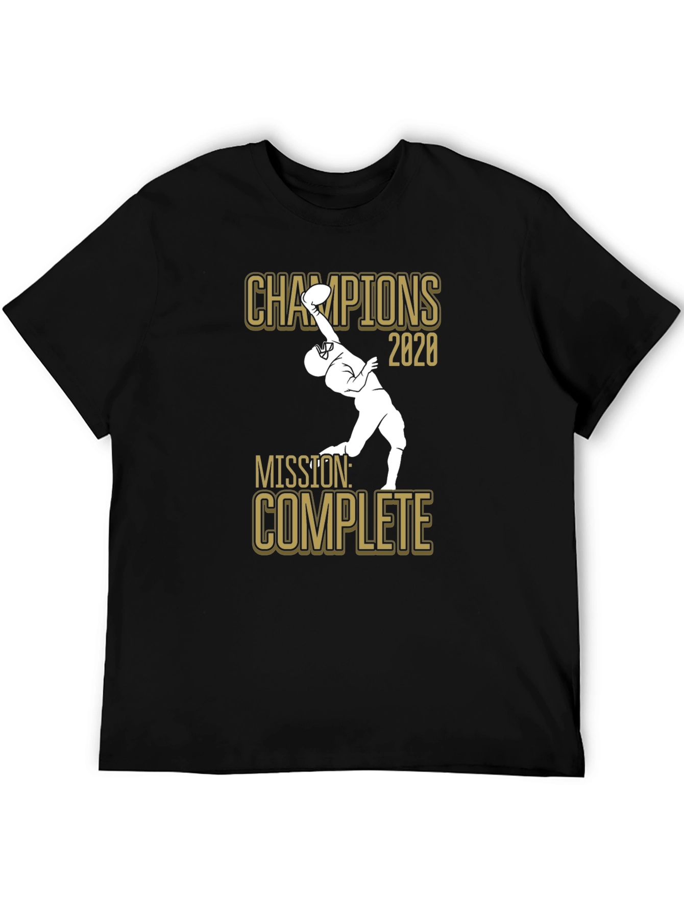 Champions 2020 Mission Complete Black T-Shirt