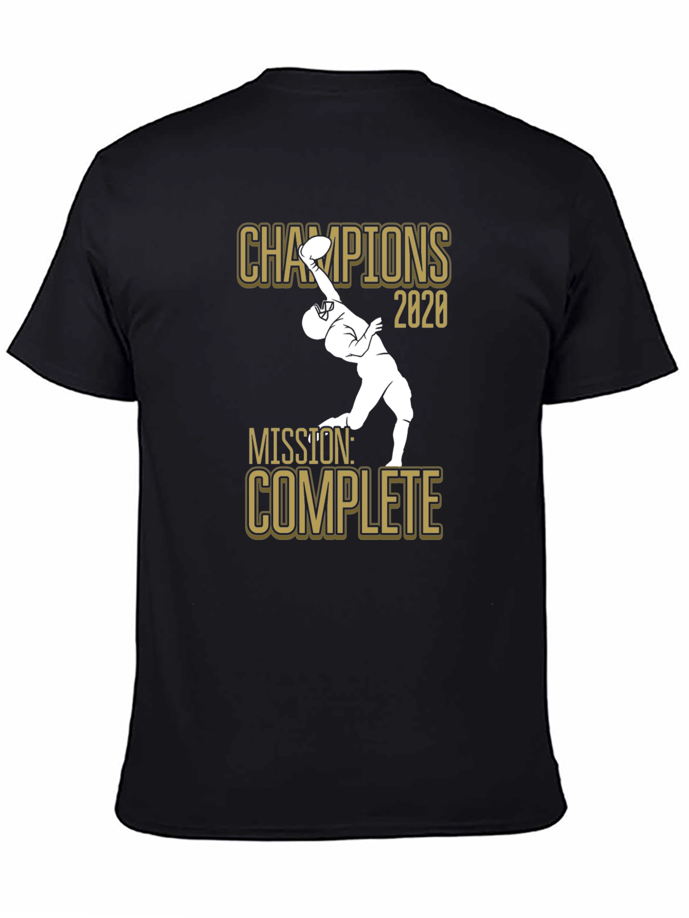 Champions 2020 Mission Complete Black T-Shirt