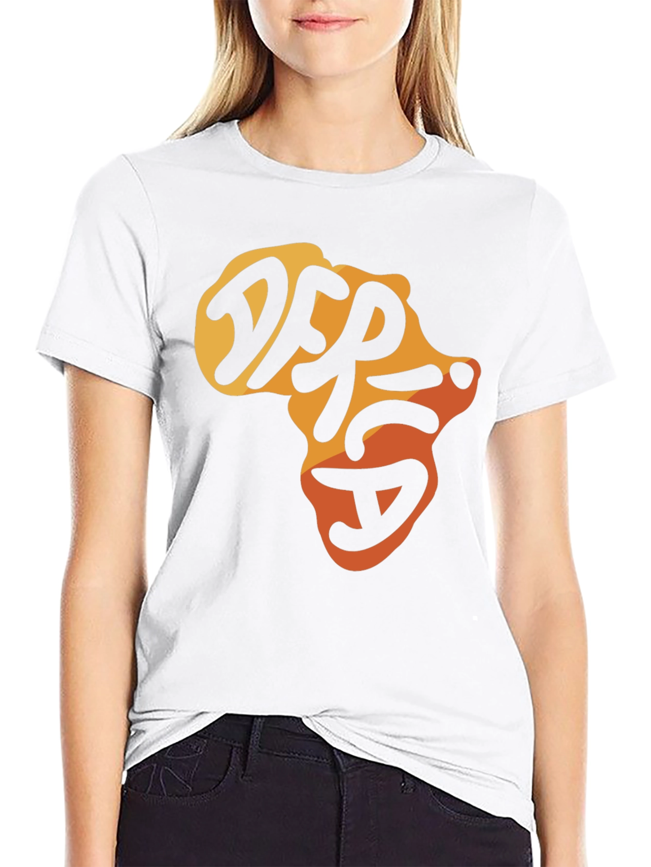 Africa Map Graphic Tee - Black