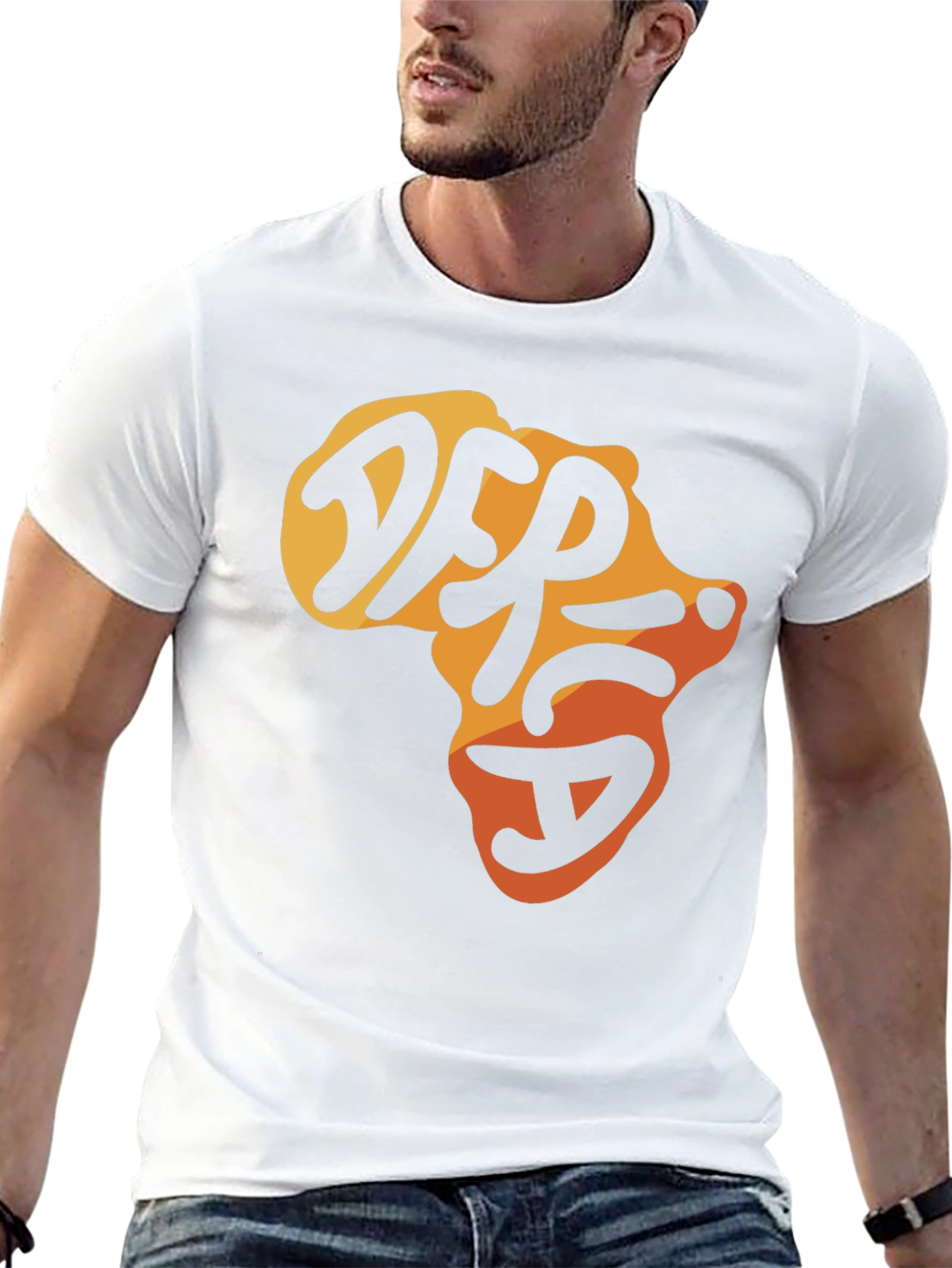 Africa Map Graphic Tee - Black