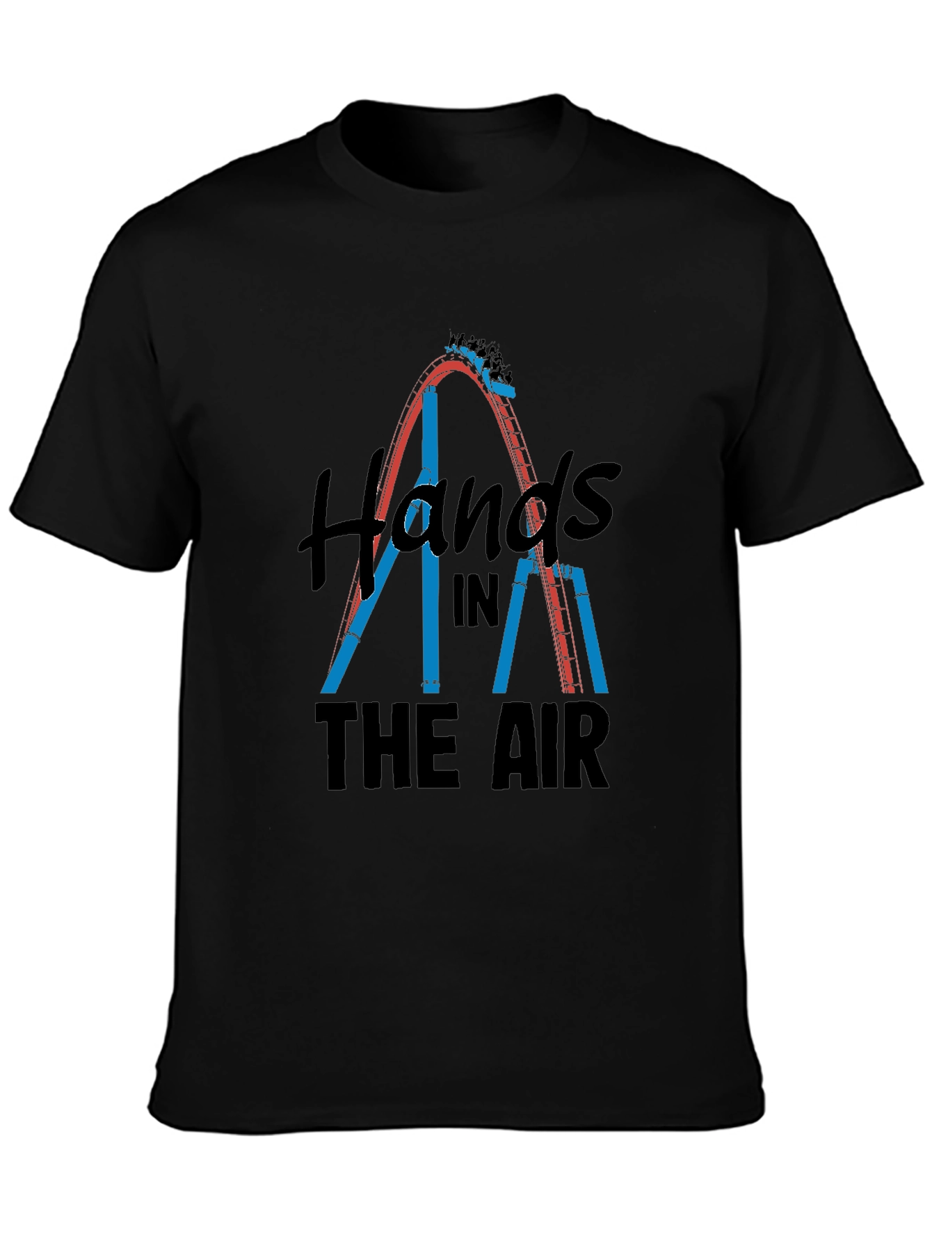 Hands in the Air Rollercoaster Graphic T-Shirt