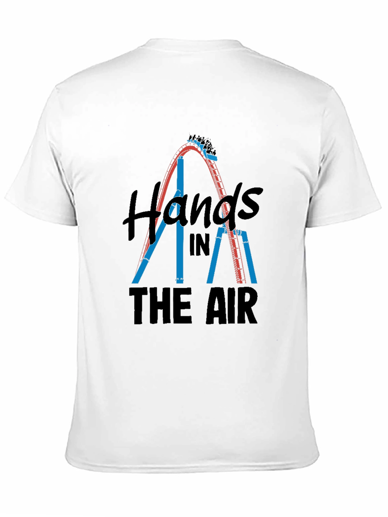 Hands in the Air Rollercoaster Graphic T-Shirt