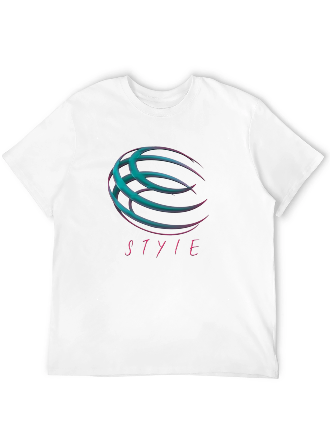 Stylish Abstract Graphic Black T-Shirt