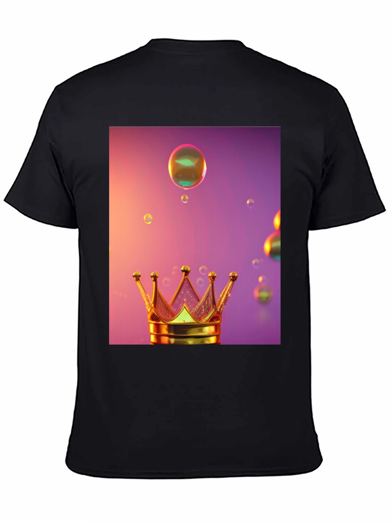 Crown and Bubbles Graphic Tee