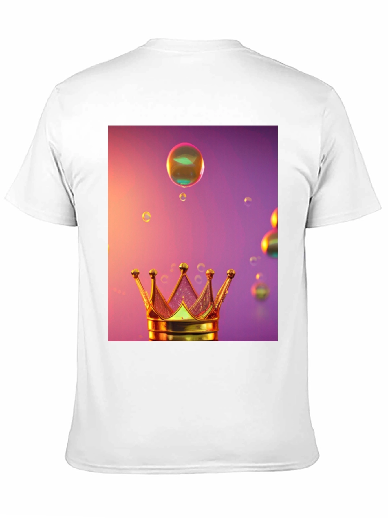 Crown and Bubbles Graphic Tee
