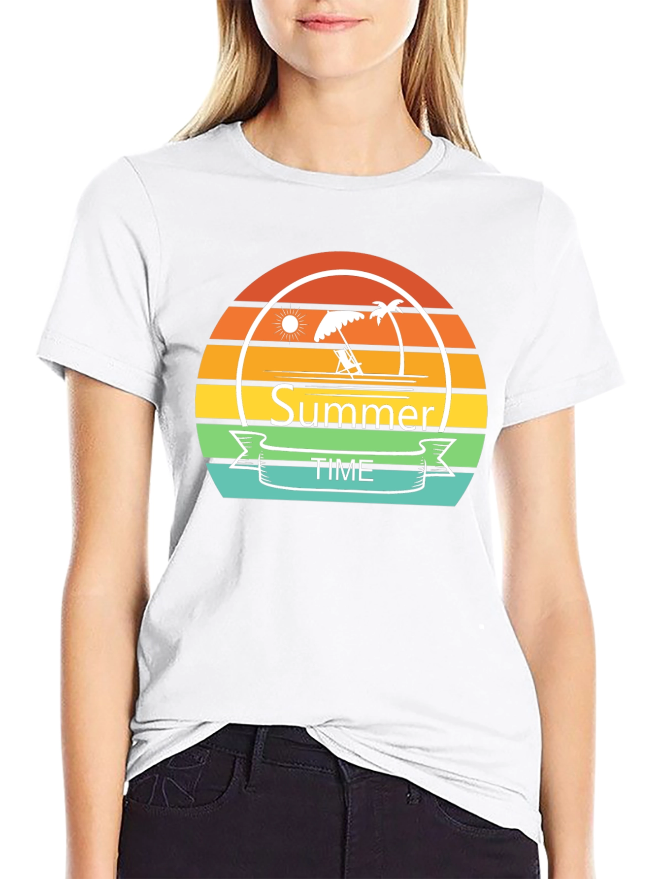 Summer Time Graphic Tee - Beach Vibes