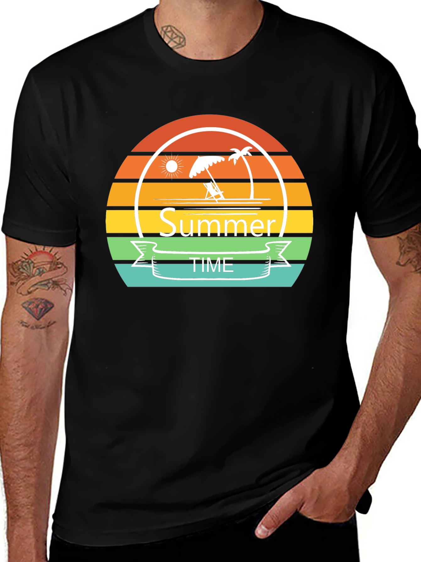 Summer Time Graphic Tee - Beach Vibes
