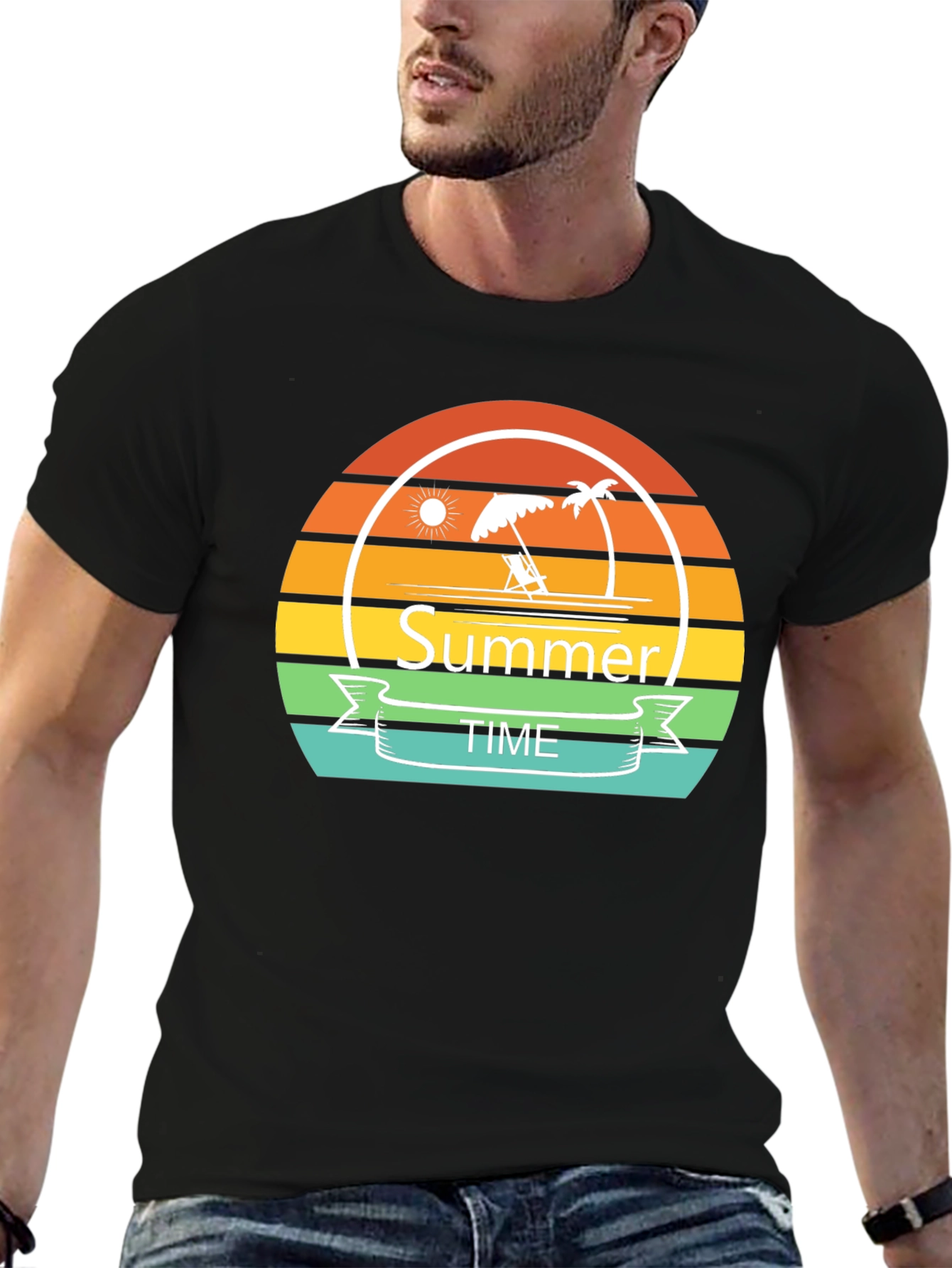 Summer Time Graphic Tee - Beach Vibes