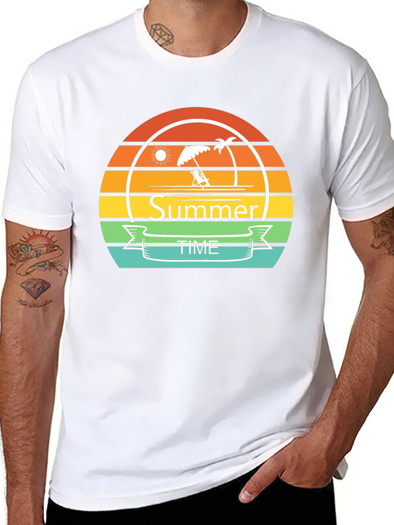 Summer Time Graphic Tee - Beach Vibes