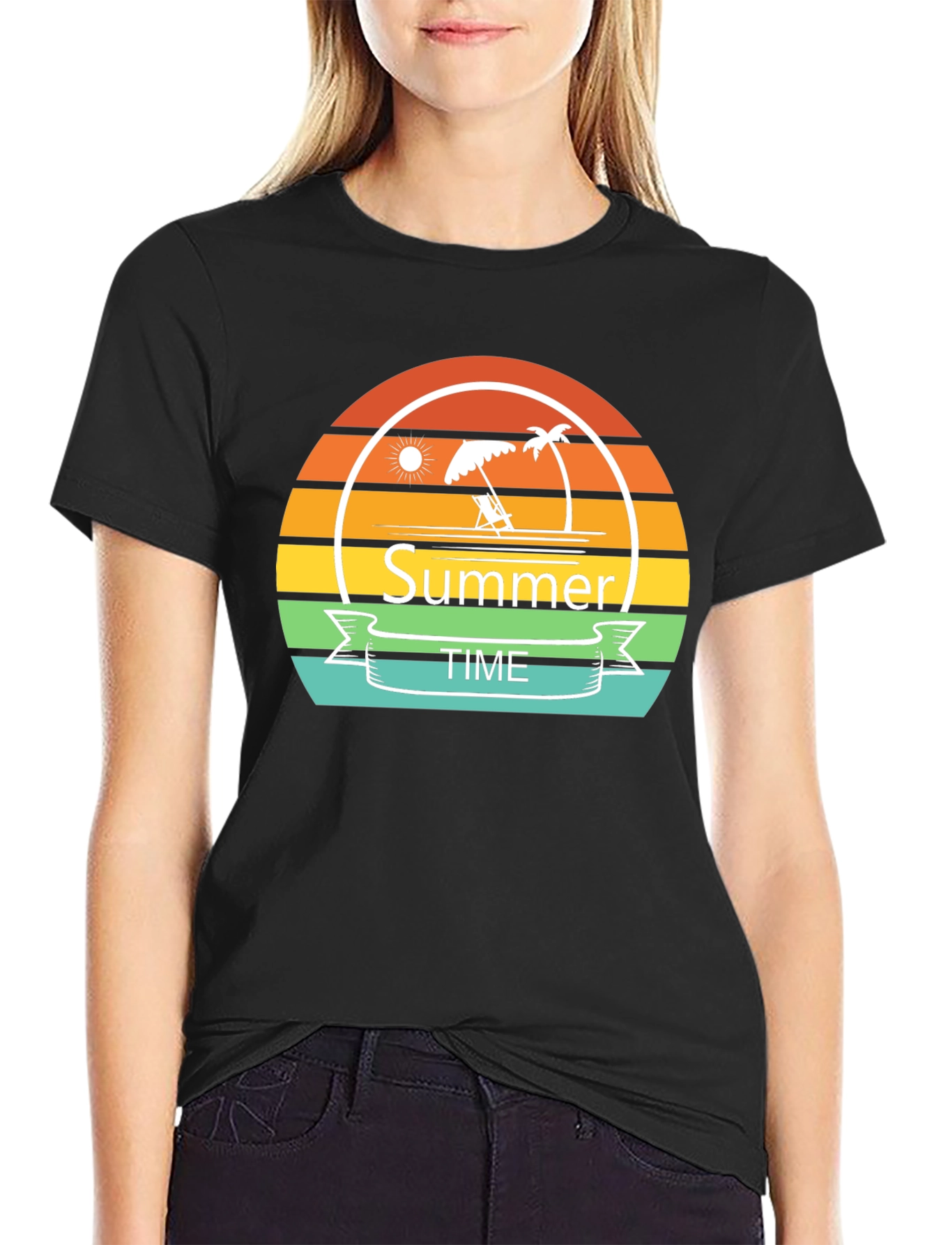 Summer Time Graphic Tee - Beach Vibes