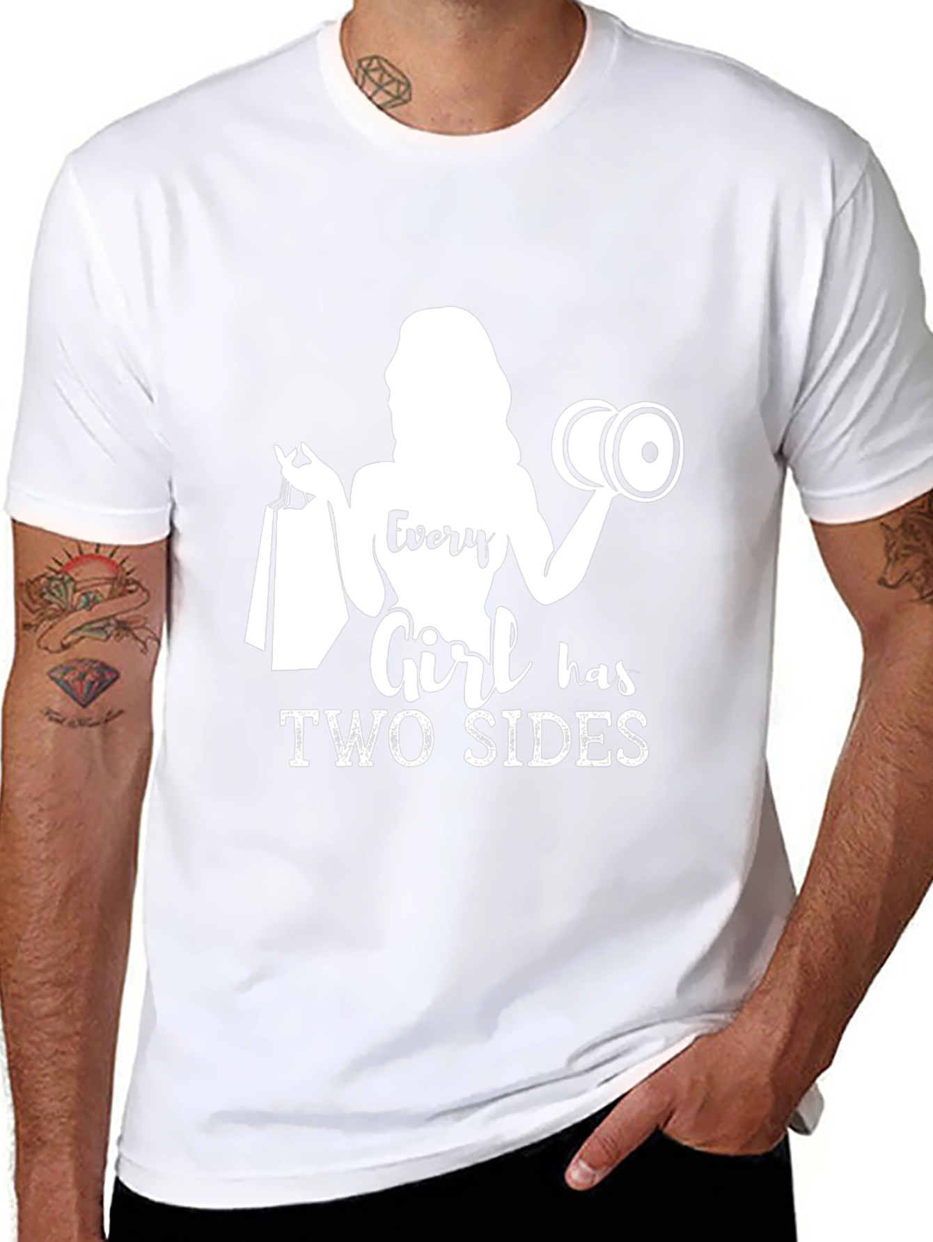 Every Girl Has Two Sides T-Shirt