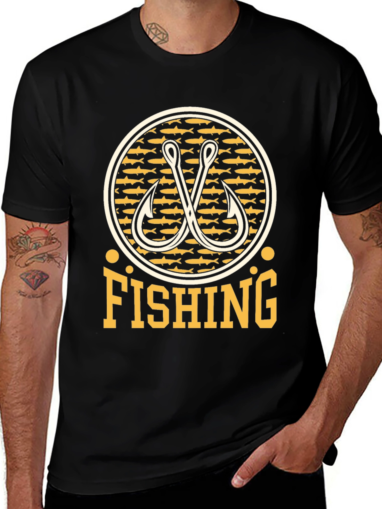 Fishing Hooks T-Shirt - Angler Gift