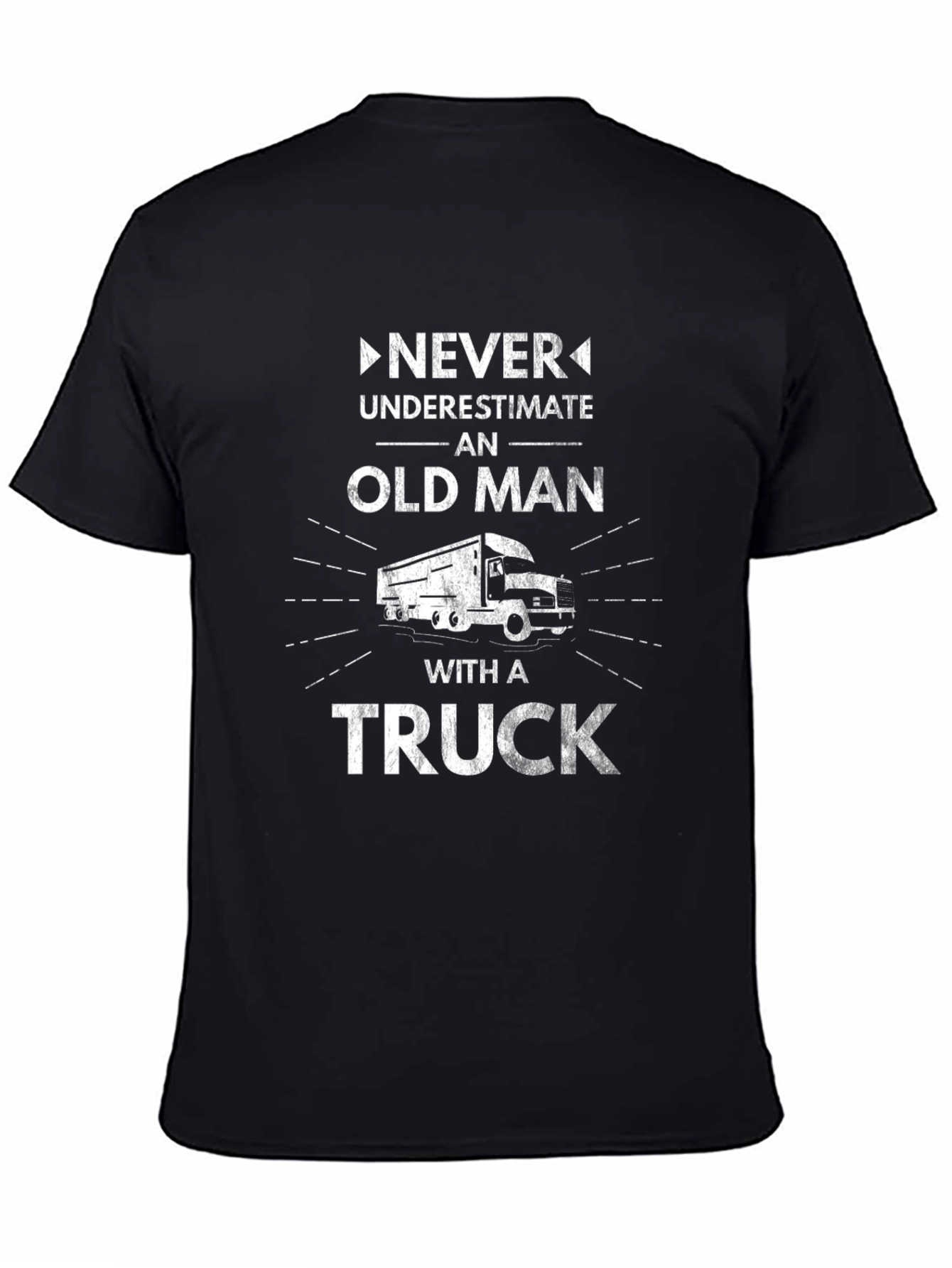 Old Man with a Truck T-Shirt