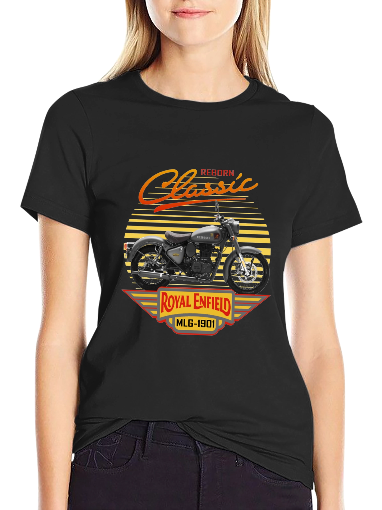 Royal Enfield Classic Reborn MLG-1901 T-Shirt