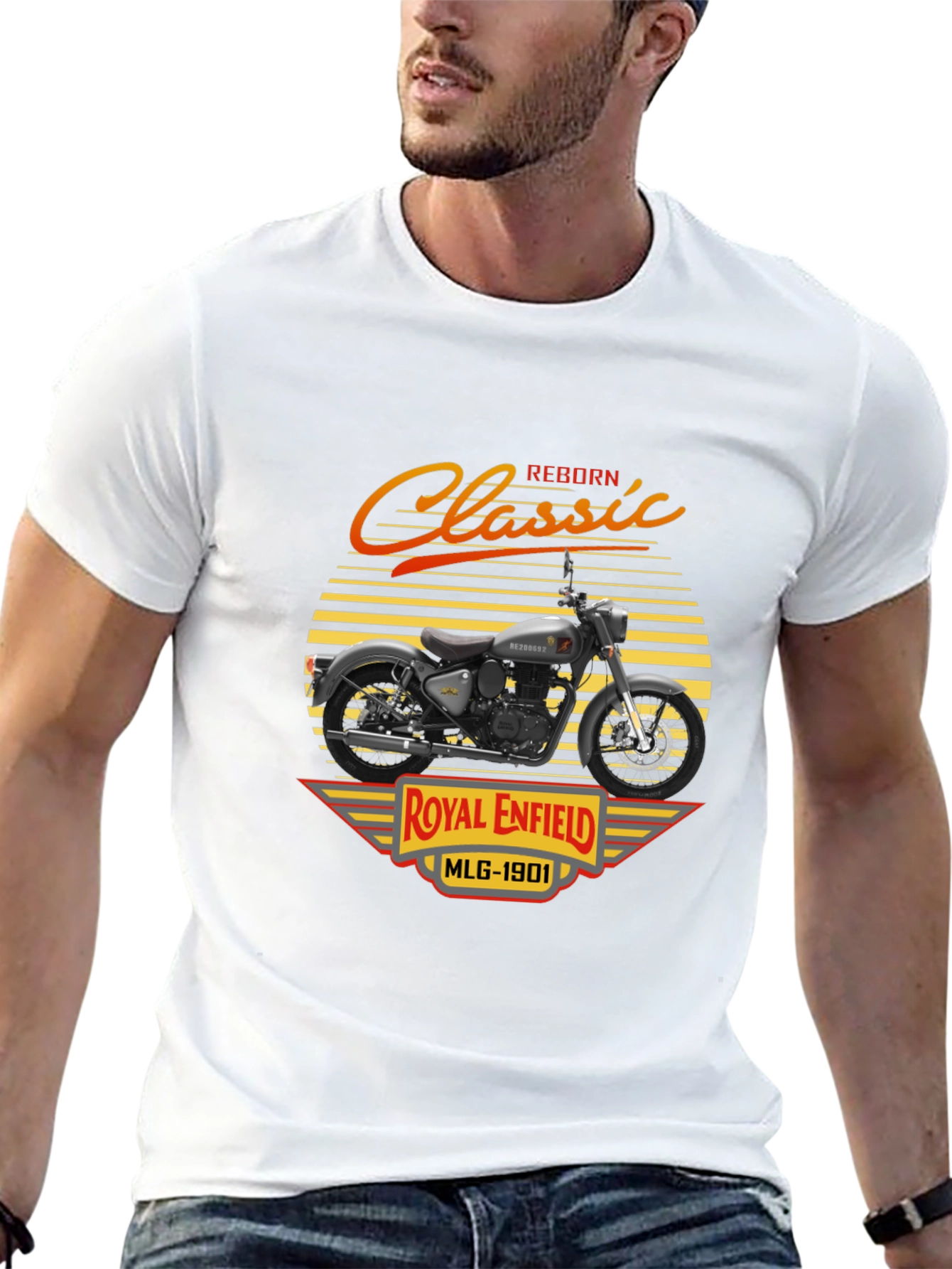Royal Enfield Classic Reborn MLG-1901 T-Shirt
