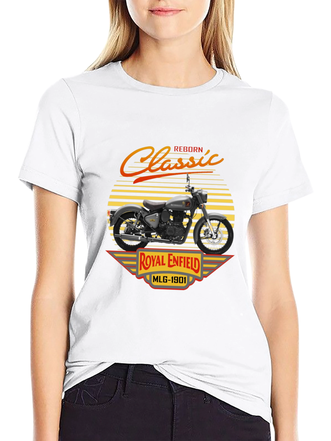 Royal Enfield Classic Reborn MLG-1901 T-Shirt