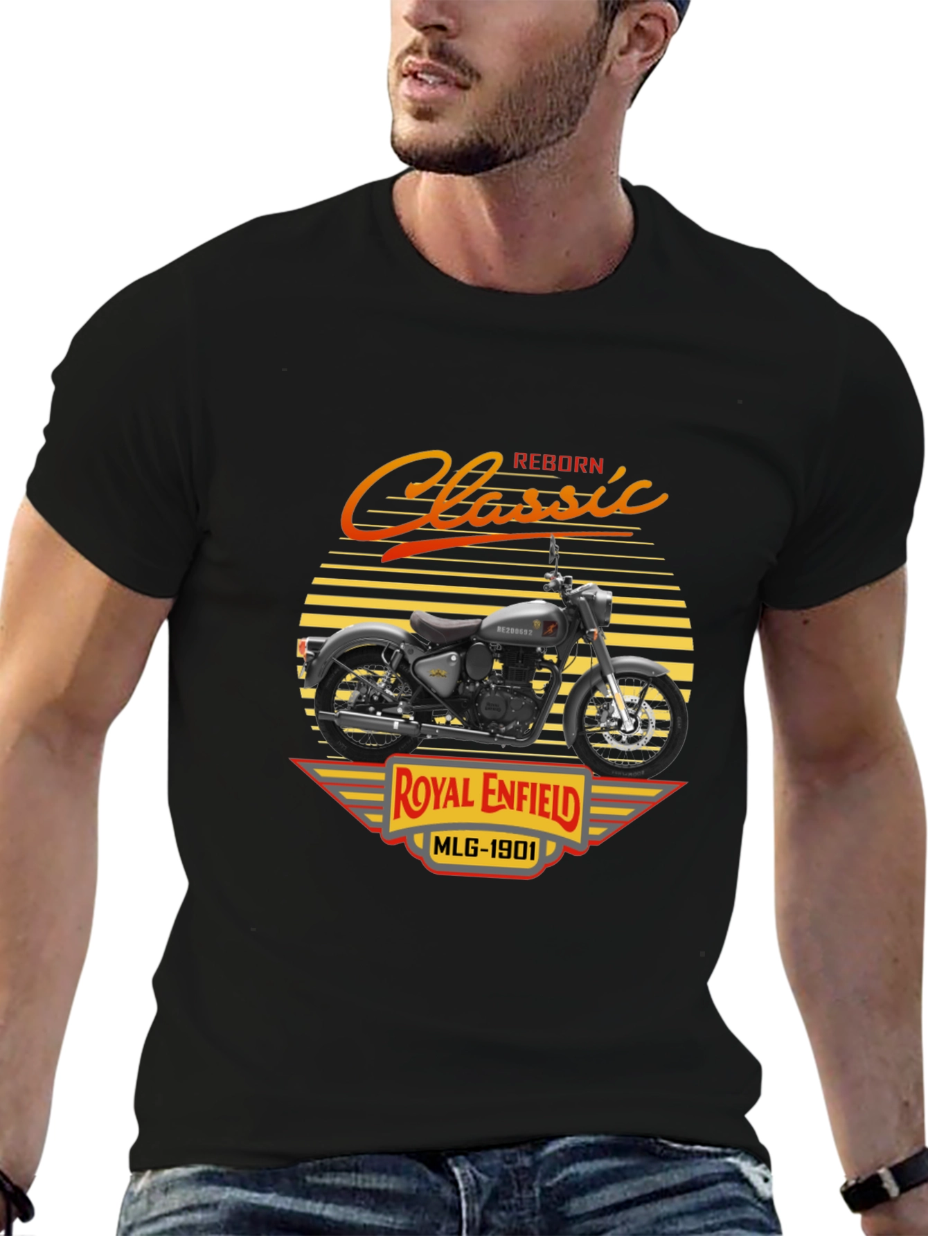 Royal Enfield Classic Reborn MLG-1901 T-Shirt